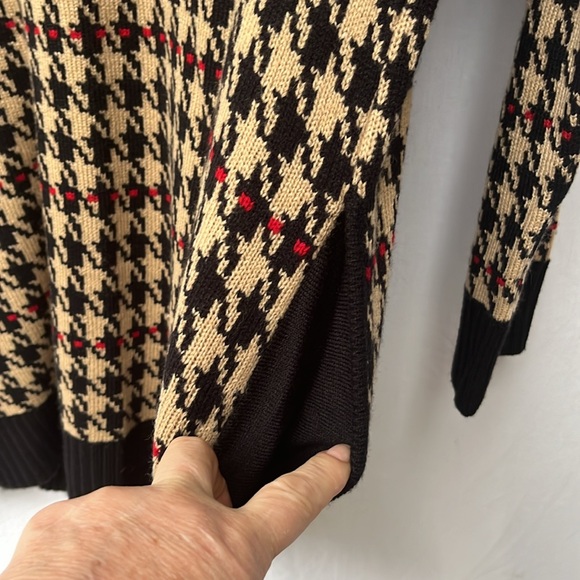 NWT Anne Klein Houndstooth Sweater Cardigan.  SzLG - Picture 8 of 16